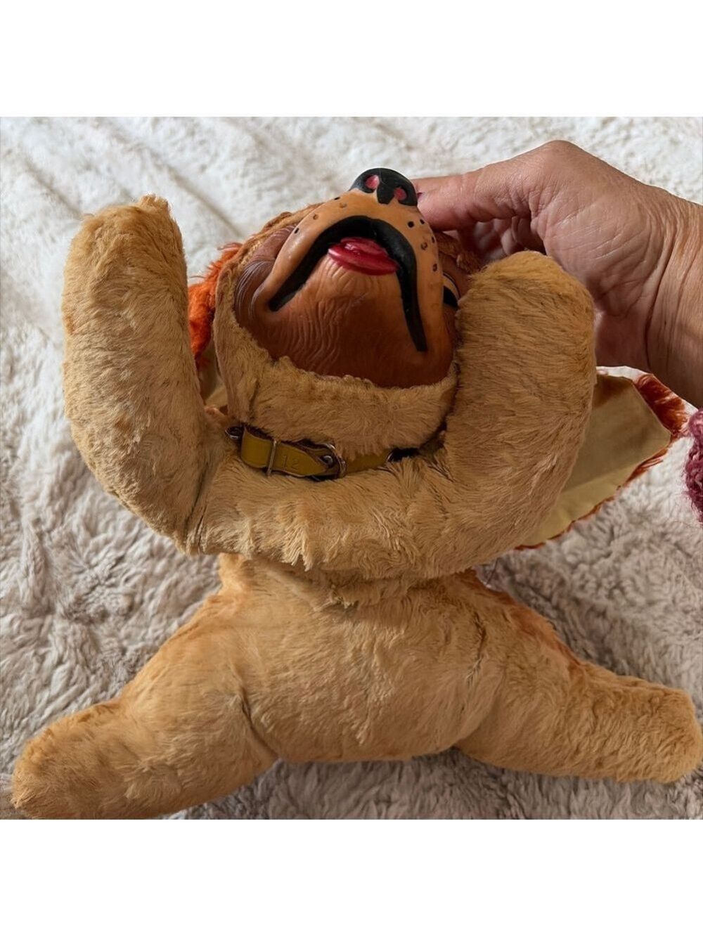 Rare find collectible Gund Baby Stuffed Animal Dog Brown Orange One Size - Picture 5 of 7